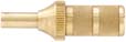 Flint Lock Priming Valve,
dispenses 3 grain weight,
fits 19/64" hole, solid brass